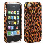 Wholesale Slim Design Case for iPhone 4S/4 (Brown Leopard)